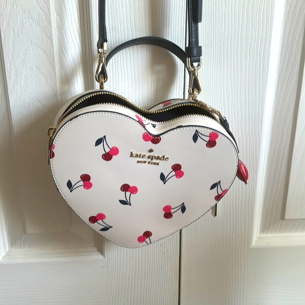 Kate Spade Heart shape bag  brand new with tags great condition